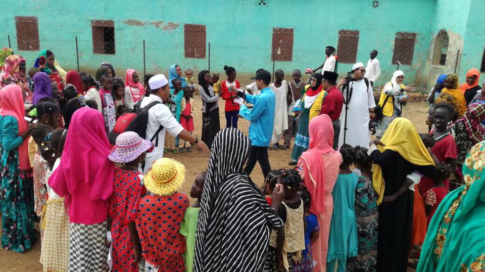 Suasana meriah Qurban di Sudan 2017